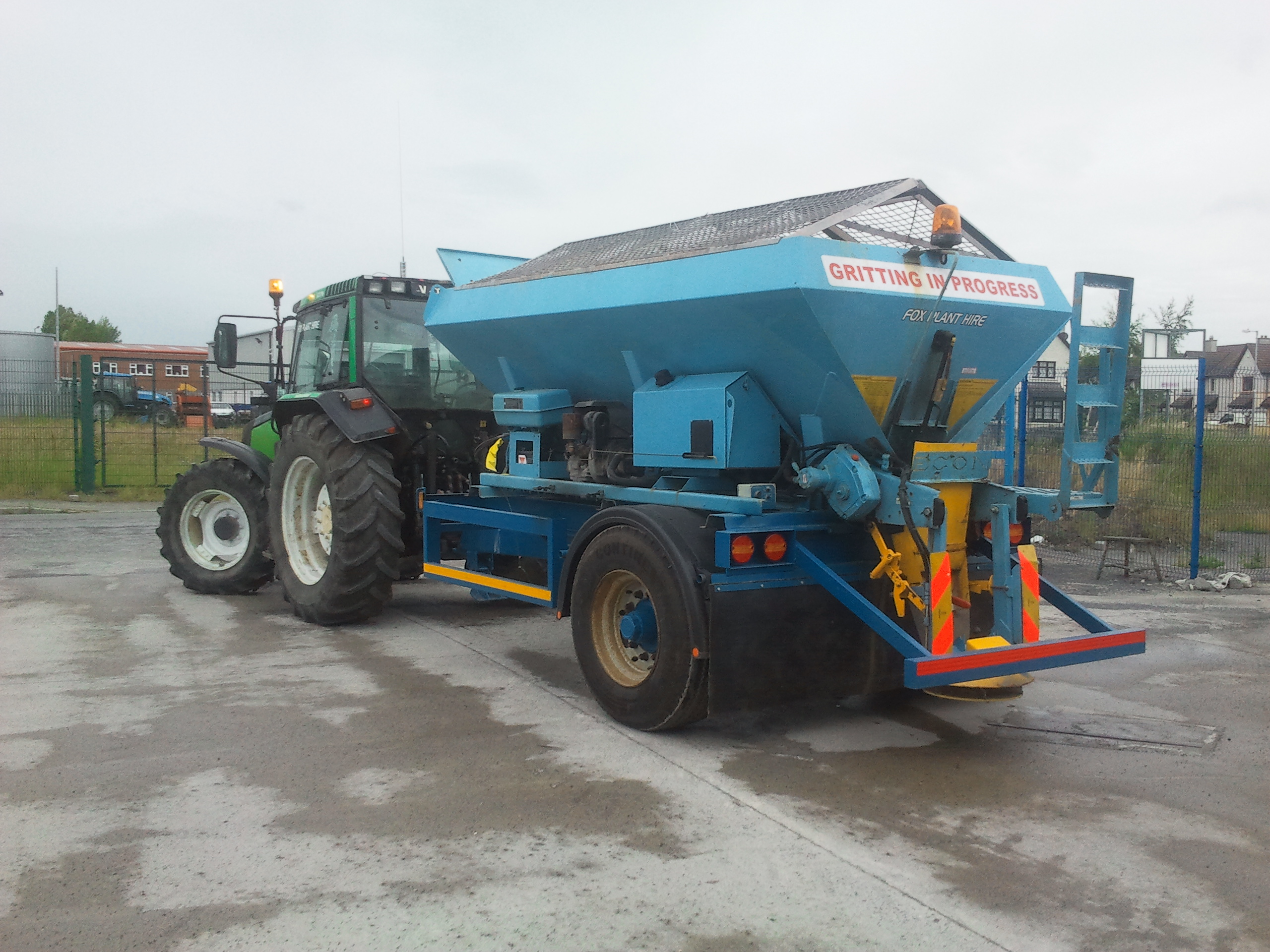 tractor towed econ gritter tractor towed gritter